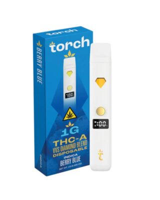 Torch THC-A VVS Diamond Blend Disposable Vape UK 1g rechargeable disposable vape
