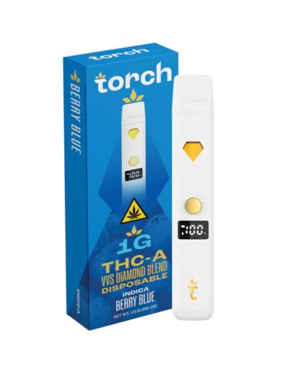 Torch THC-A VVS Diamond Blend Disposable Vape UK 1g rechargeable disposable vape